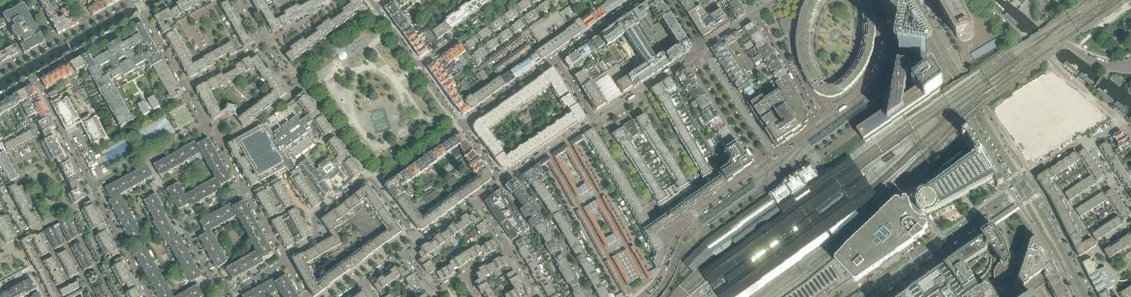 Luchtfoto van Huygenspark