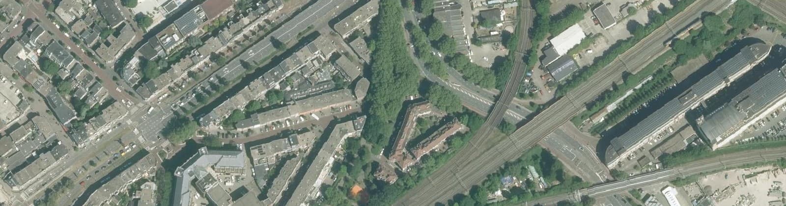 Luchtfoto van Rivierenbuurt-Zuid
