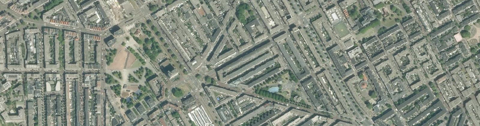 Luchtfoto van Schildersbuurt-West