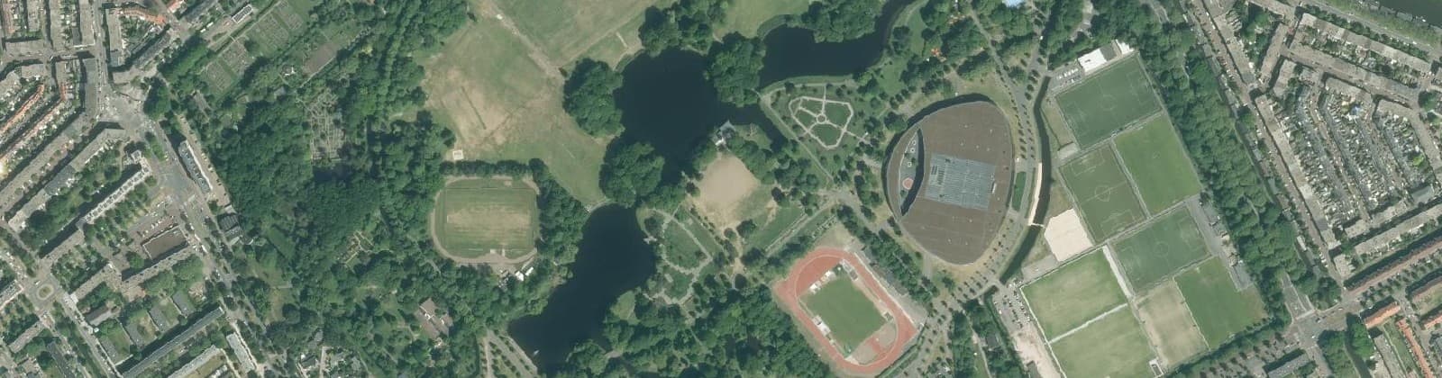Luchtfoto van Zuiderpark
