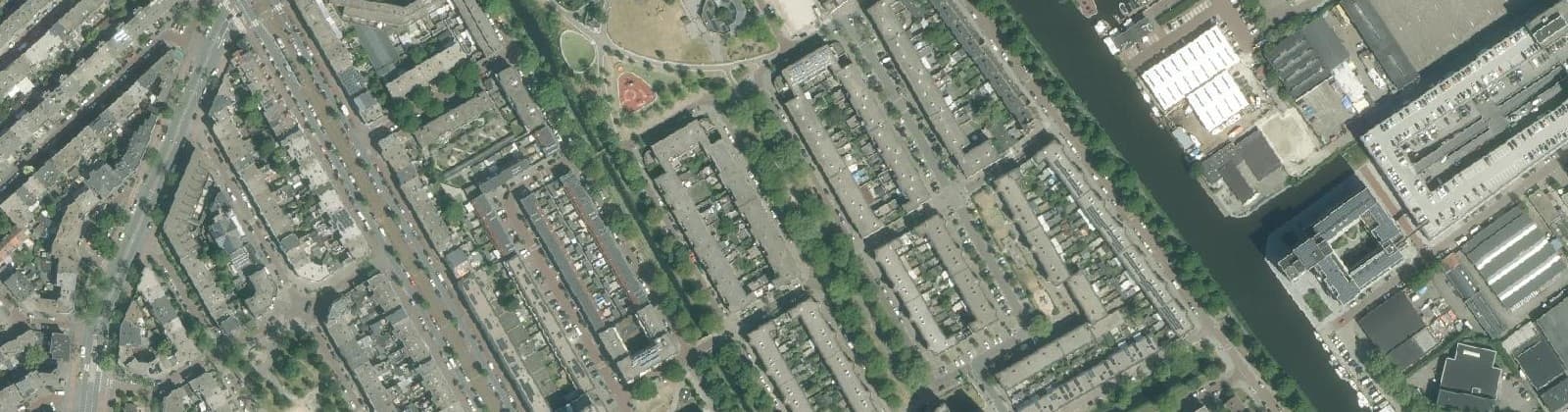Luchtfoto van Noordpolderbuurt
