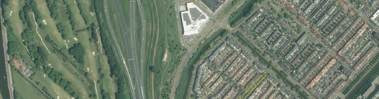 Luchtfoto van Vliegeniersbuurt