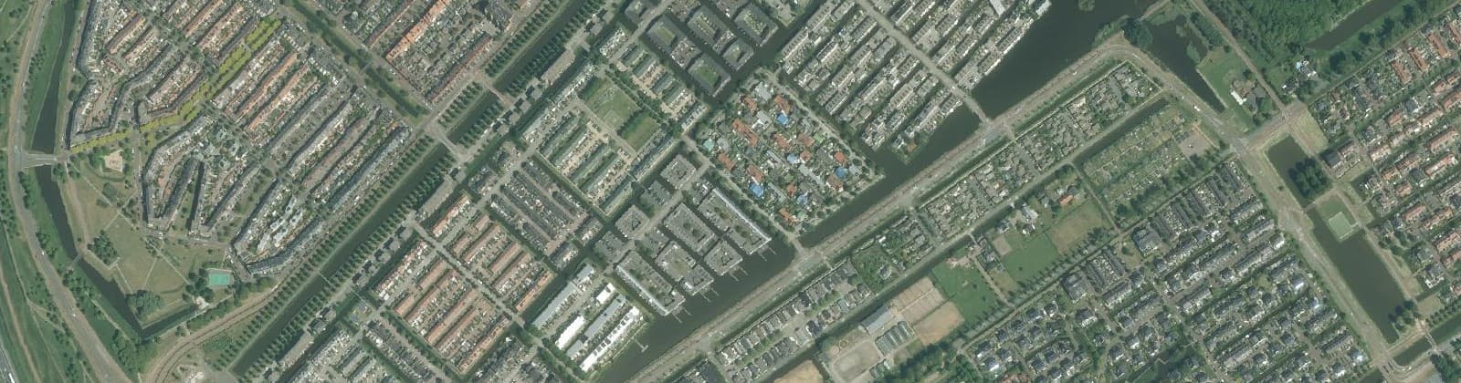 Luchtfoto van Waterbuurt