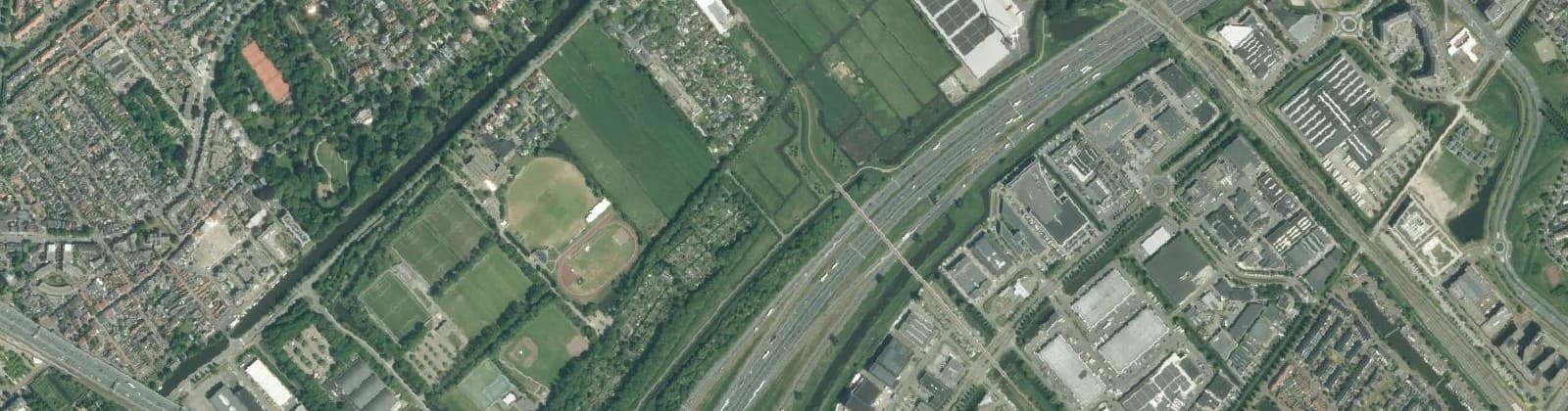 Luchtfoto van Vlietzoom-Oost