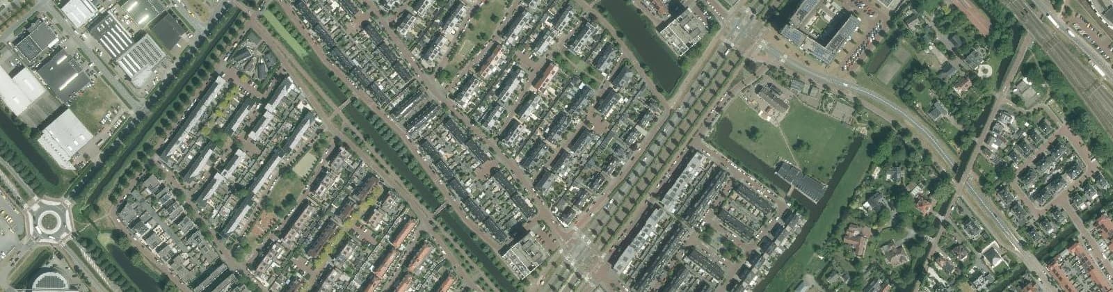 Luchtfoto van De Lanen