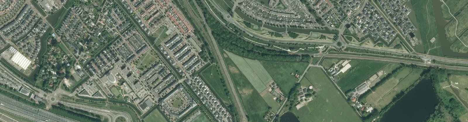 Luchtfoto van Rietbuurt