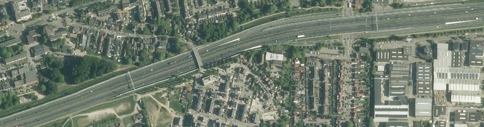 Luchtfoto van Wielwijk-zuid