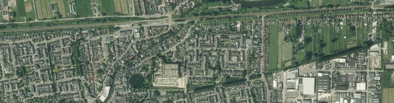 Luchtfoto van Wielwijk-noord