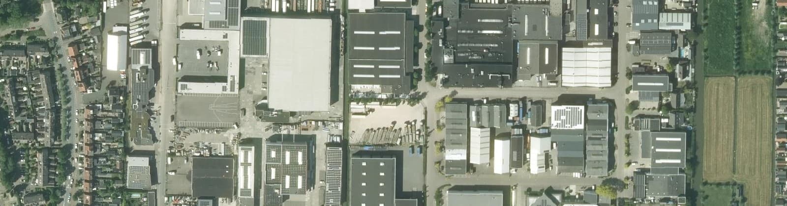 Luchtfoto van Bedrijventerrein Nieuweweg