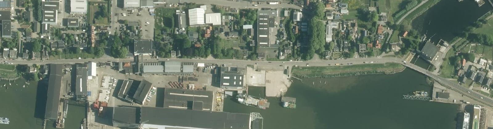 Luchtfoto van Bedrijventerrein Langeveer