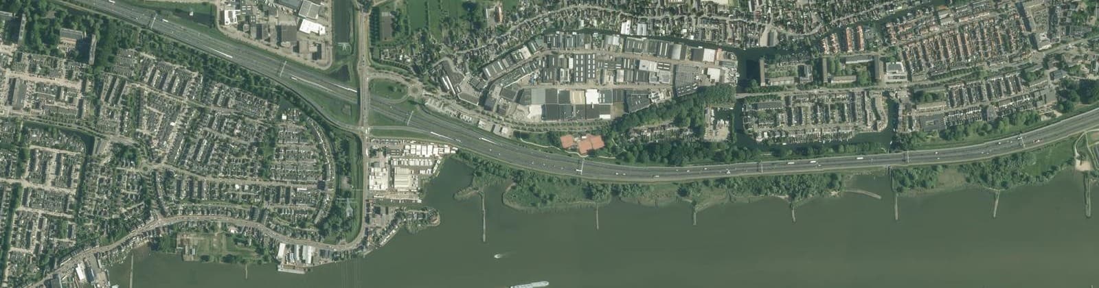 Luchtfoto van Bedrijventerrein De Peulen
