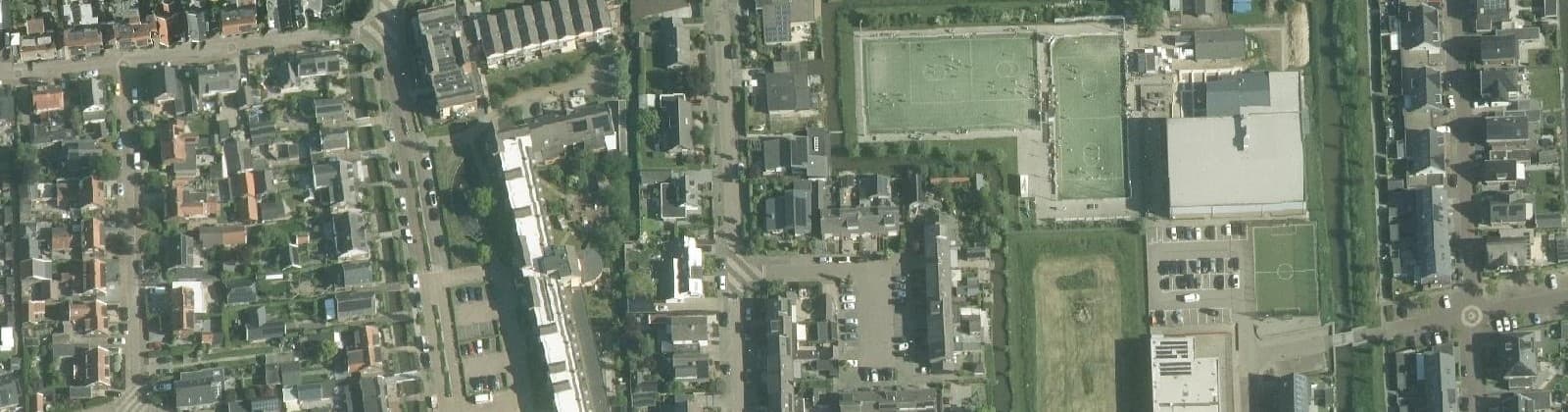 Luchtfoto van BH oost