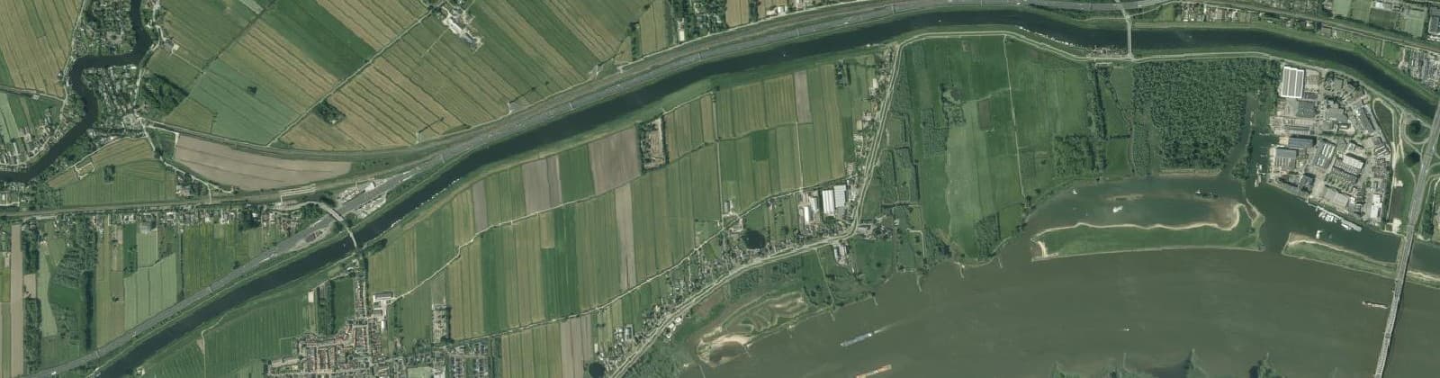 Luchtfoto van Tienmorgen Buitengebied
