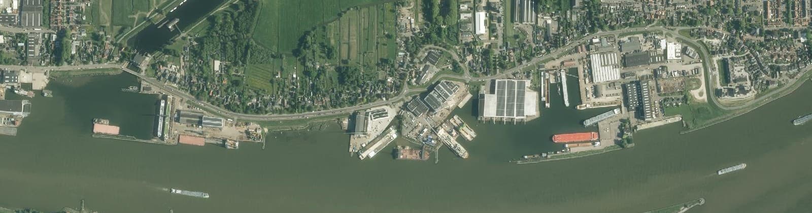 Luchtfoto van Bedrijventerrein Buitenwei