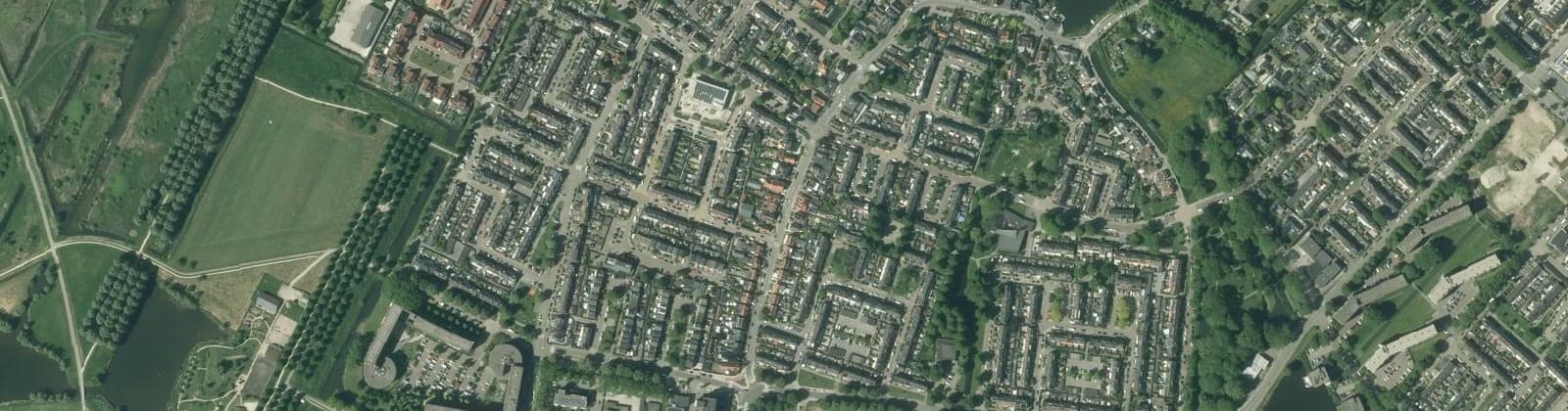 Luchtfoto van Dorp
