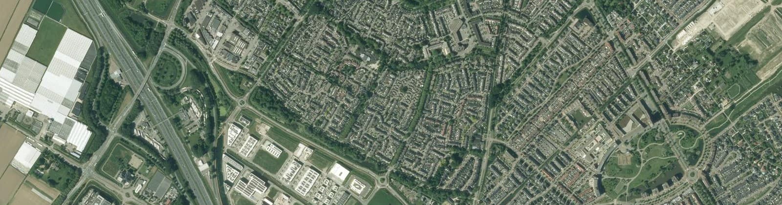 Luchtfoto van Krommeweg-Zuid