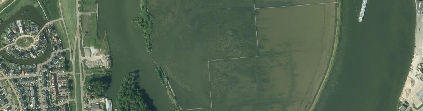 Luchtfoto van Noordoevers