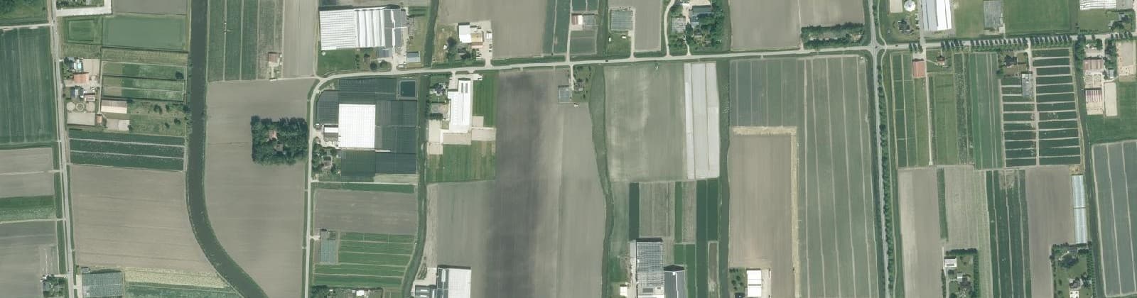 Luchtfoto van Grootebroek buitengebied noord