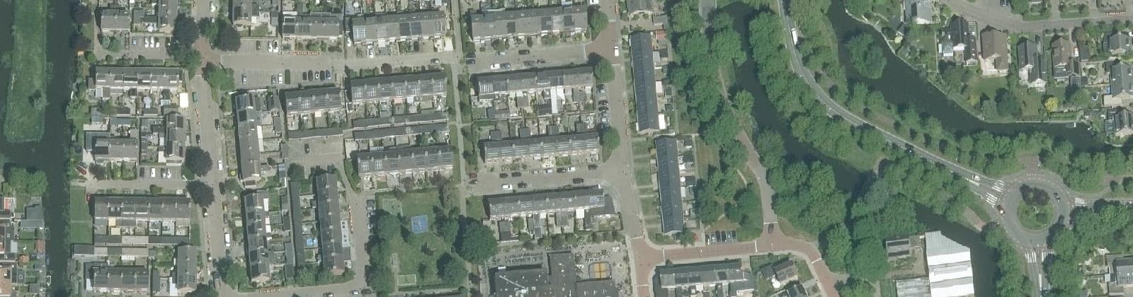 Luchtfoto van Hooge Sluis