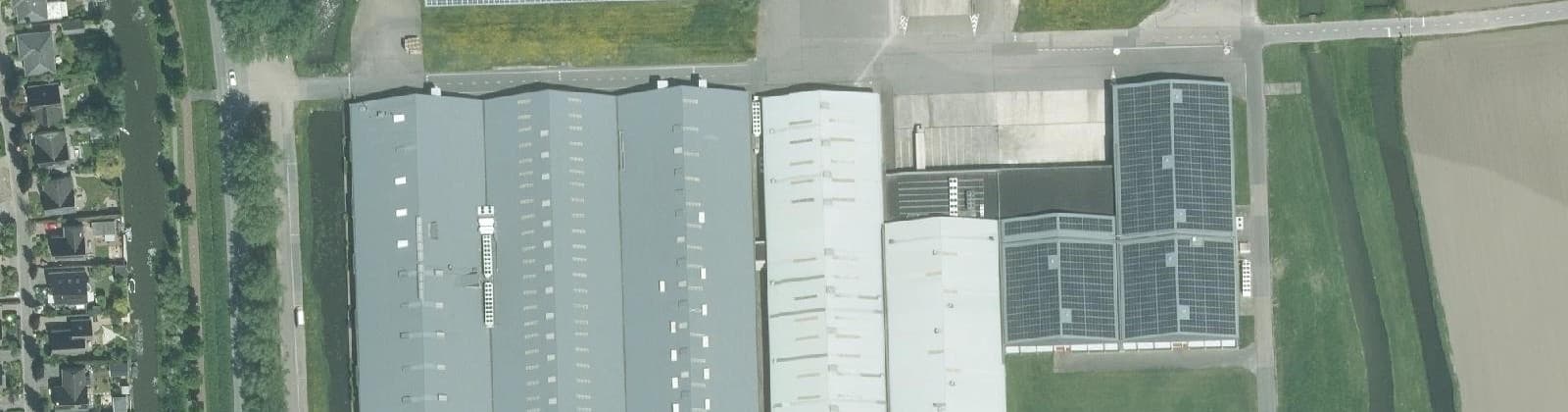 Luchtfoto van CNB