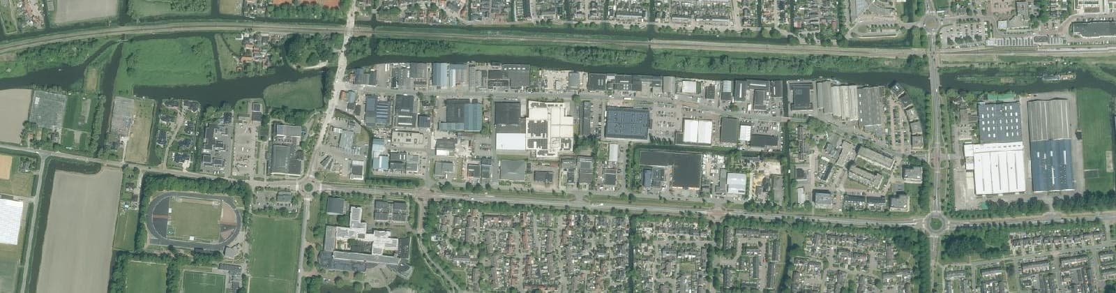 Luchtfoto van Centrale zone Grootebroek