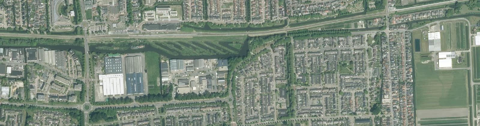 Luchtfoto van Centrale zone Bovenkarspel