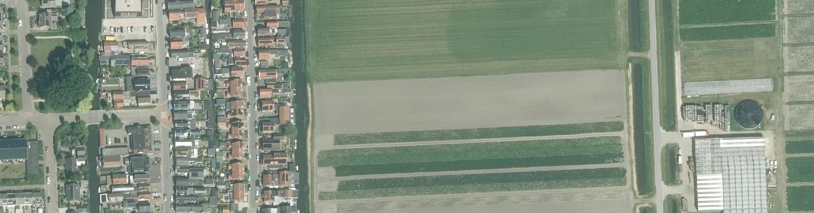 Luchtfoto van Broekerhaven