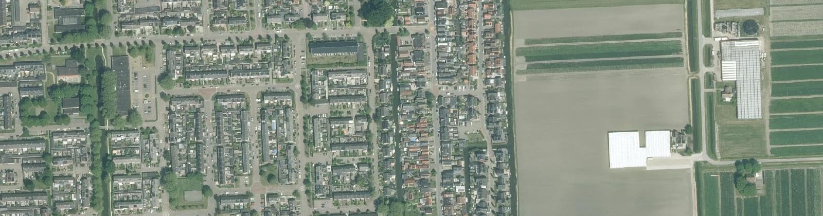 Luchtfoto van Buitengebied Bovenkarspel zuid