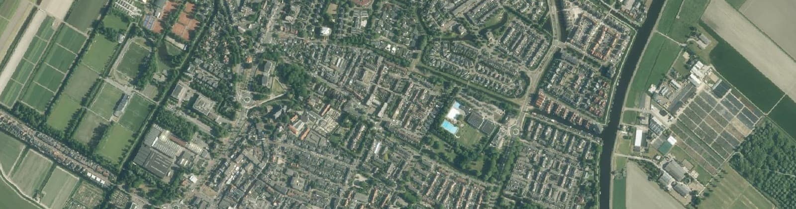 Luchtfoto van Vosselaankwartier