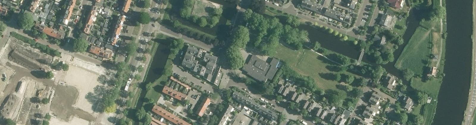 Luchtfoto van Staatsliedenbuurt