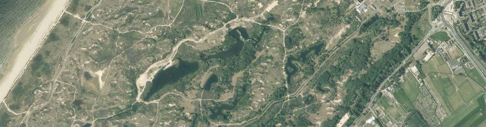 Luchtfoto van Zuidduinen