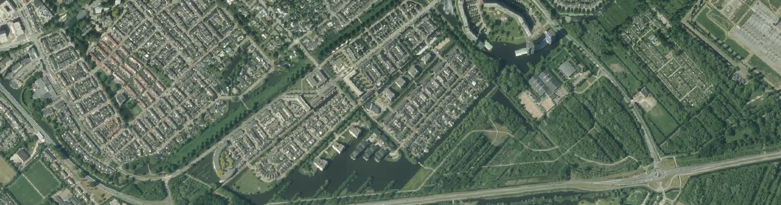 Luchtfoto van Lansingh-Zuid