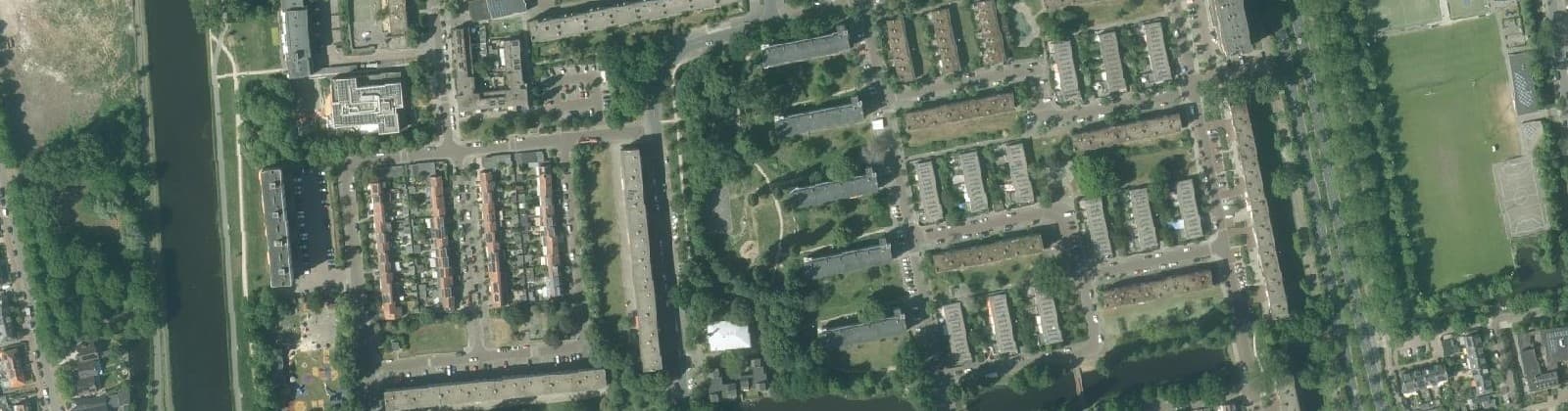 Luchtfoto van Fortuinwijk-Noord