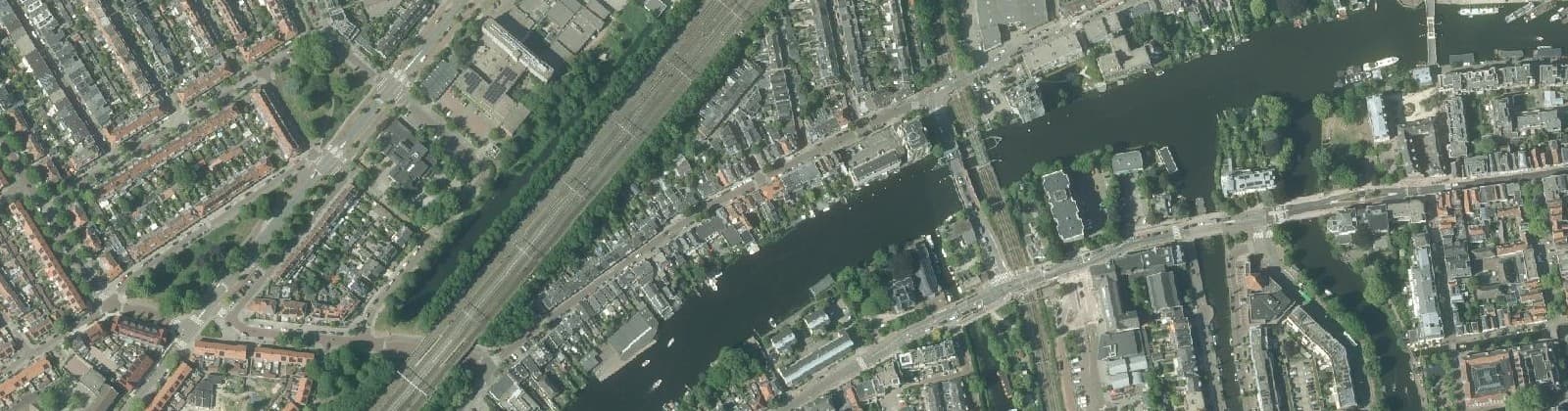 Luchtfoto van Transvaalbuurt
