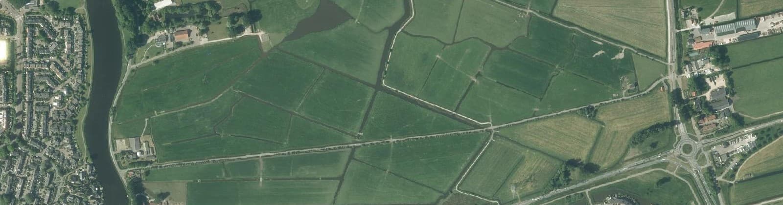 Luchtfoto van Boterhuispolder