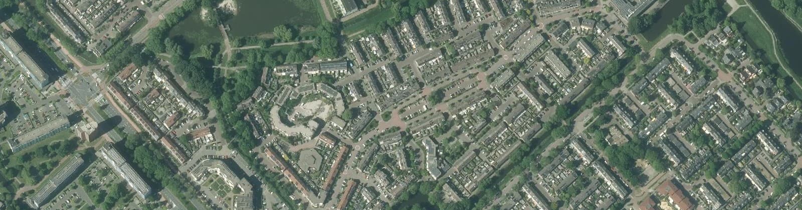 Luchtfoto van Buitenhof-Oost-Zuid