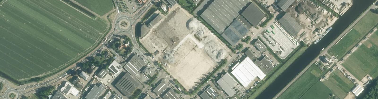 Luchtfoto van Meer en Duin