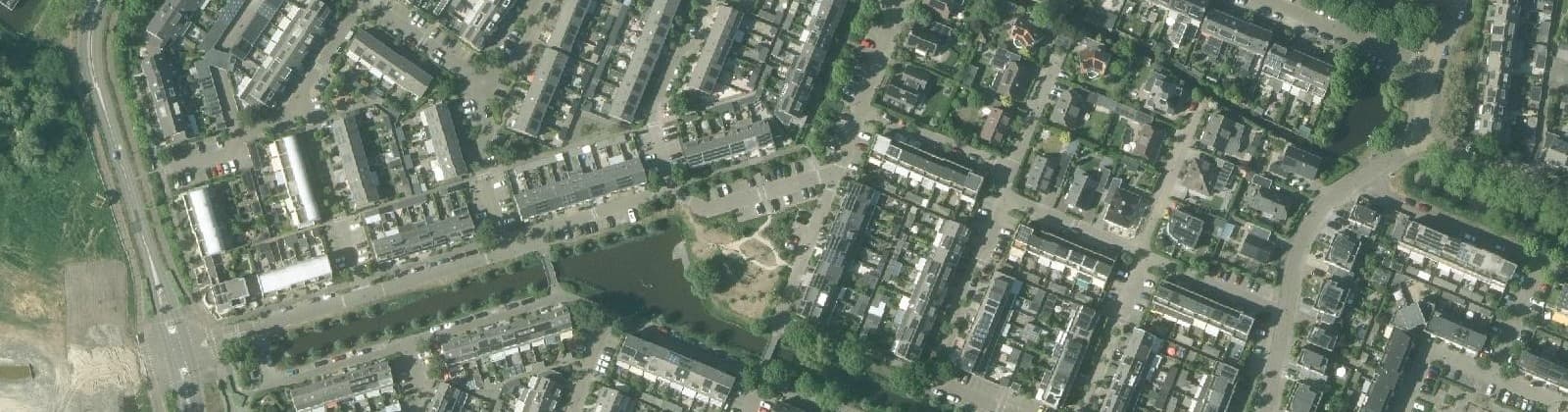 Luchtfoto van Vrouwenpolder