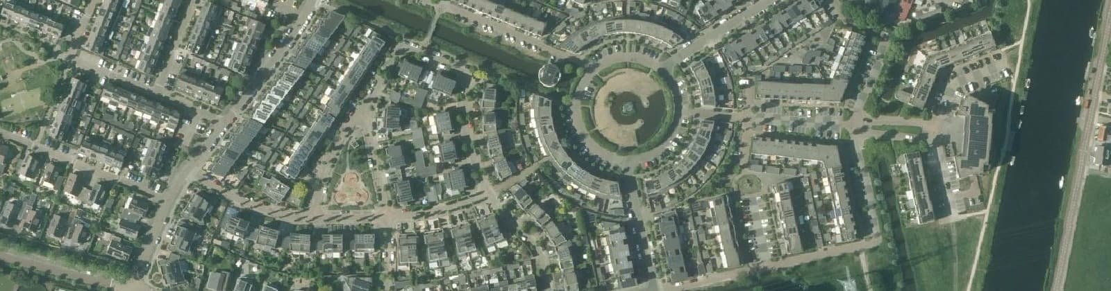Luchtfoto van Lisse Rond