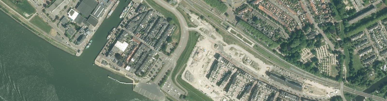 Luchtfoto van Taanschuurpolder