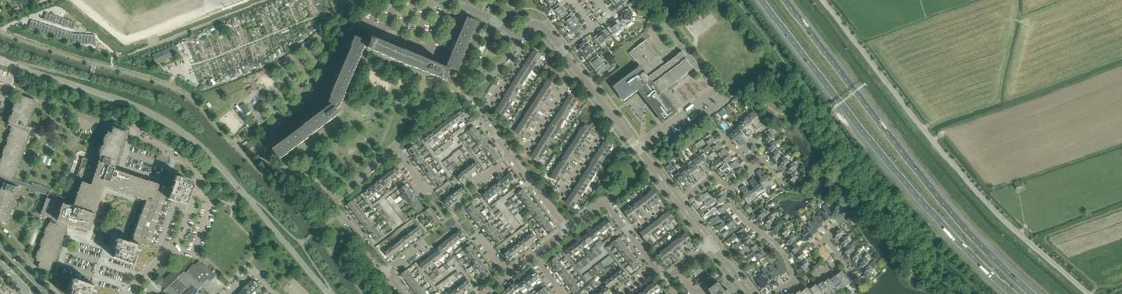 Luchtfoto van Bomendal