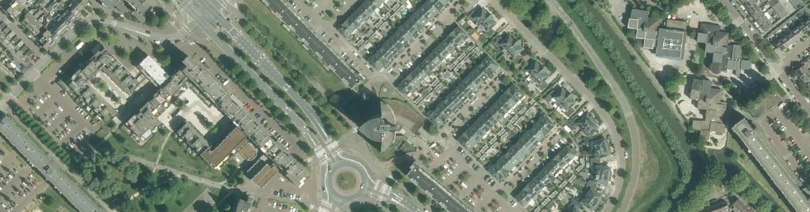 Luchtfoto van Componistenbuurt