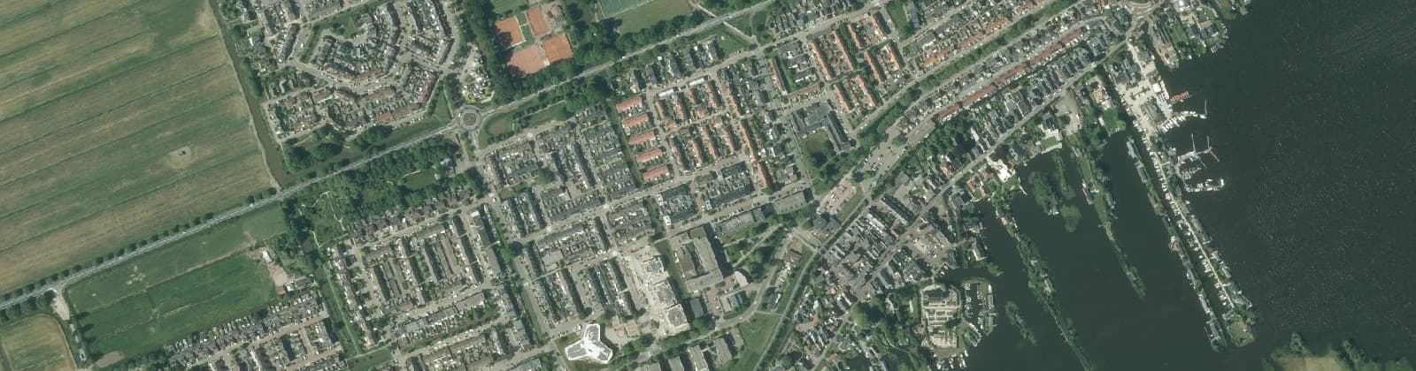 Luchtfoto van Nieuwkoop
