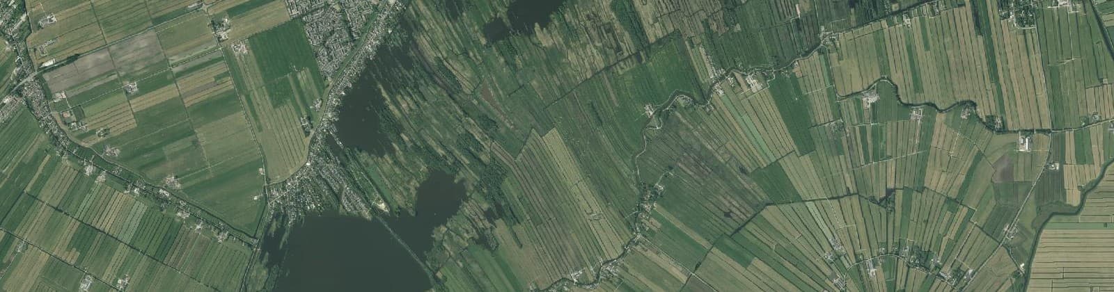 Luchtfoto van Nieuwkoop Nieuwkoopse Plassen