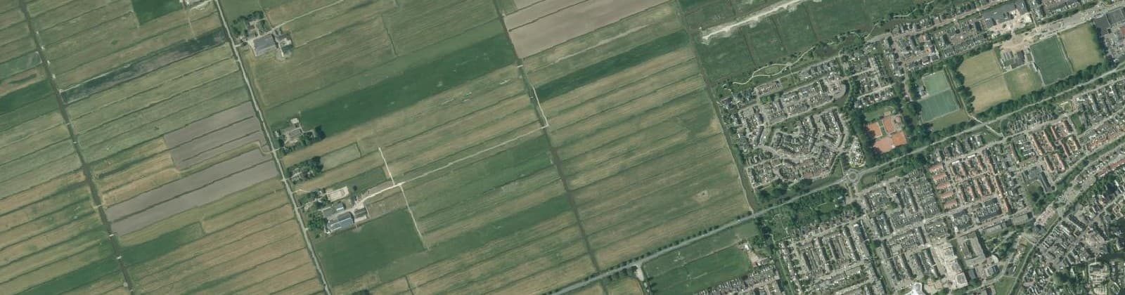 Luchtfoto van Nieuwkoop Buitengebied West