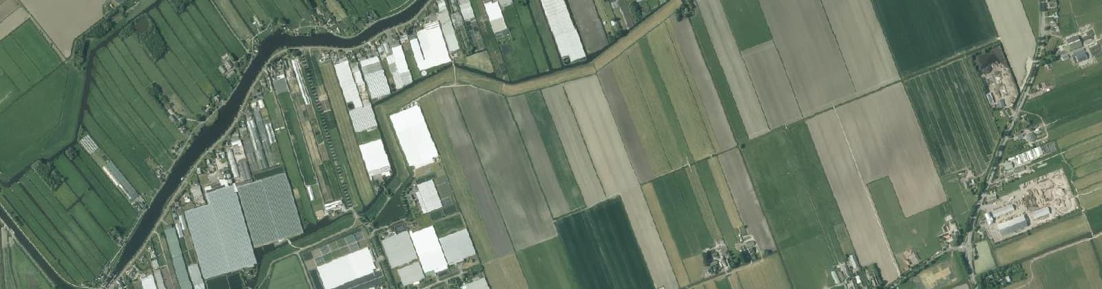 Luchtfoto van Nieuwveens Jaagpad