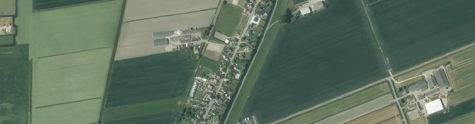 Luchtfoto van Korteraar