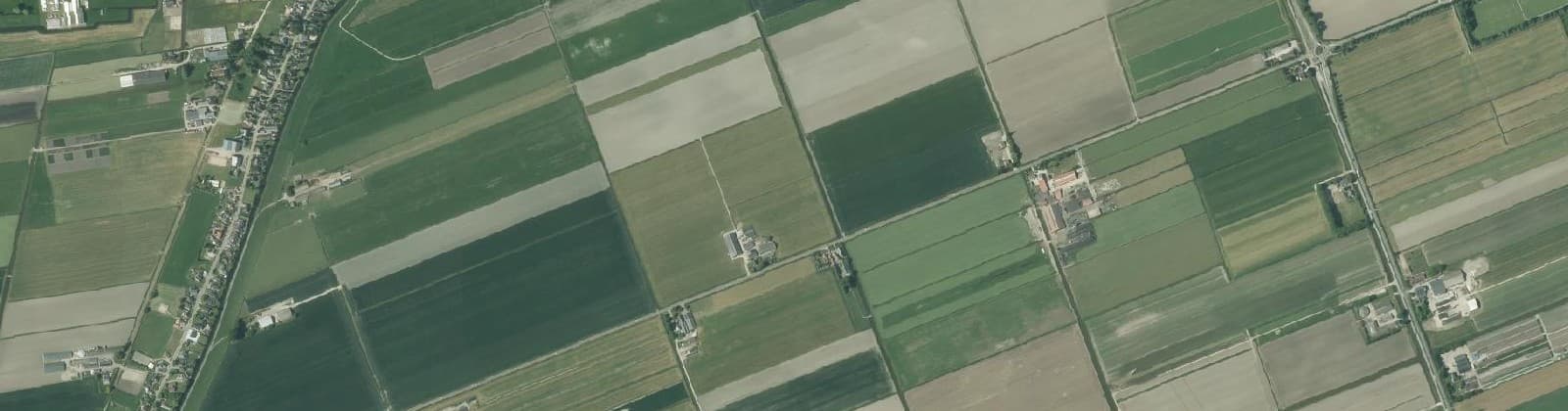 Luchtfoto van Korteraar Buitengebied Oost