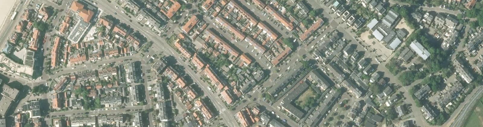 Luchtfoto van Auteursbuurt