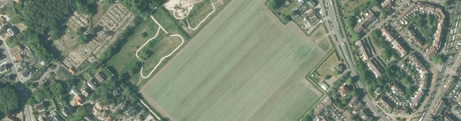 Luchtfoto van Middengebied Zuid